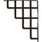 Ekena Millwork Diane Wrought Iron Bracket, (Single center brace), Antiqued Warm Silver 1 1/2"W x 12"D x 15"H BKTM01X12X15SDIAWS - alternate 3